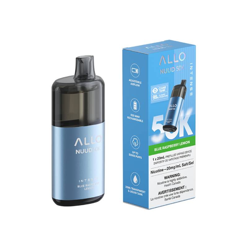 ALLO Nuud 50K - Blue Raspberry Lemon Disposable Vape Vapeluv Vapeshop ALLO Nuud 50K - Blue Raspberry Lemon Disposable Vape Vapeluv Vapeshop