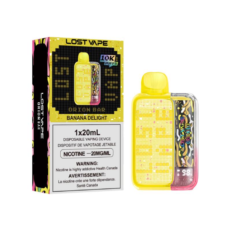 Lost Vape Orion Bar 10K - Banana Delight, 10000 Puffs