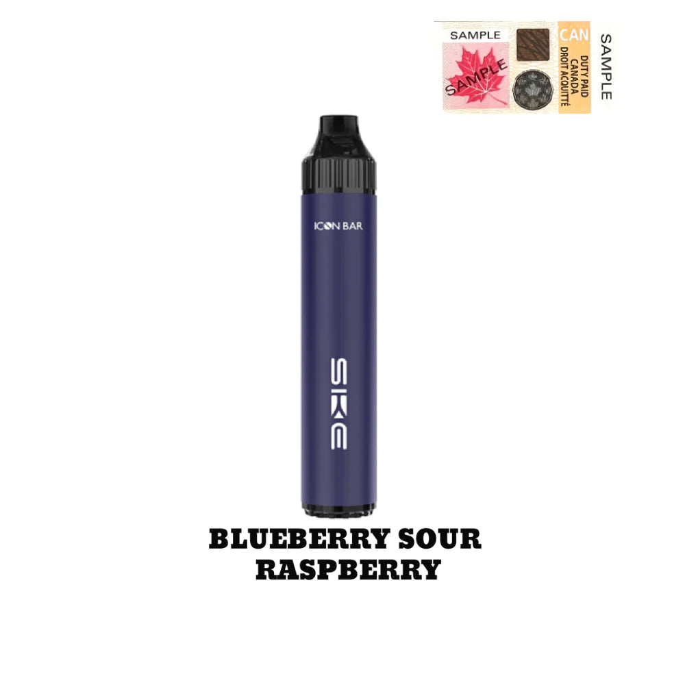 sour blue raspberry vape Icon Bar Blueberry Sour Raspberry Disposable Vape