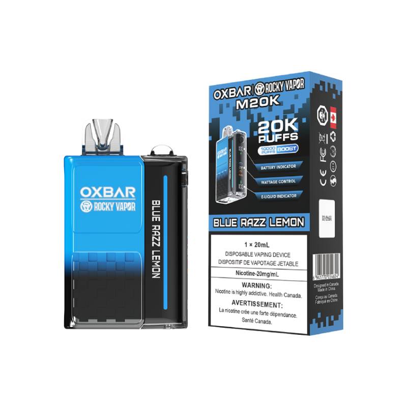Oxbar M20K Disposable Vape - Blue Razz Lemon, 20000 Puffs Vapeluv Vapeshop Oxbar M20K Disposable Vape - Blue Razz Lemon, 20000 Puffs Vapeluv Vapeshop
