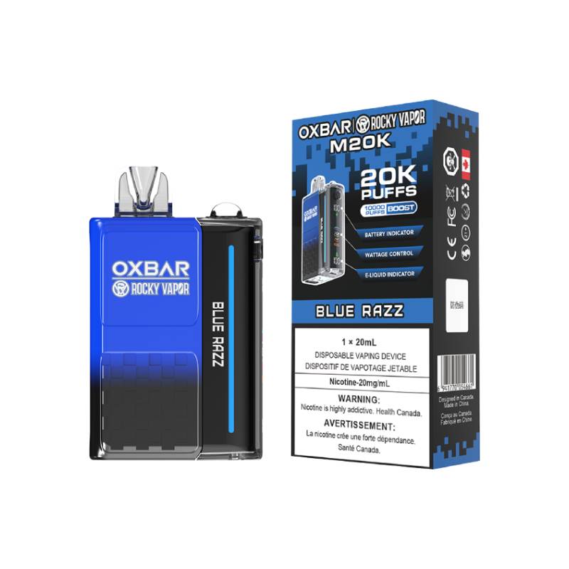 Oxbar M20K Disposable Vape - Blue Razz, 20000 Puffs Vapeluv Vapeshop Oxbar M20K Disposable Vape - Blue Razz, 20000 Puffs Vapeluv Vapeshop