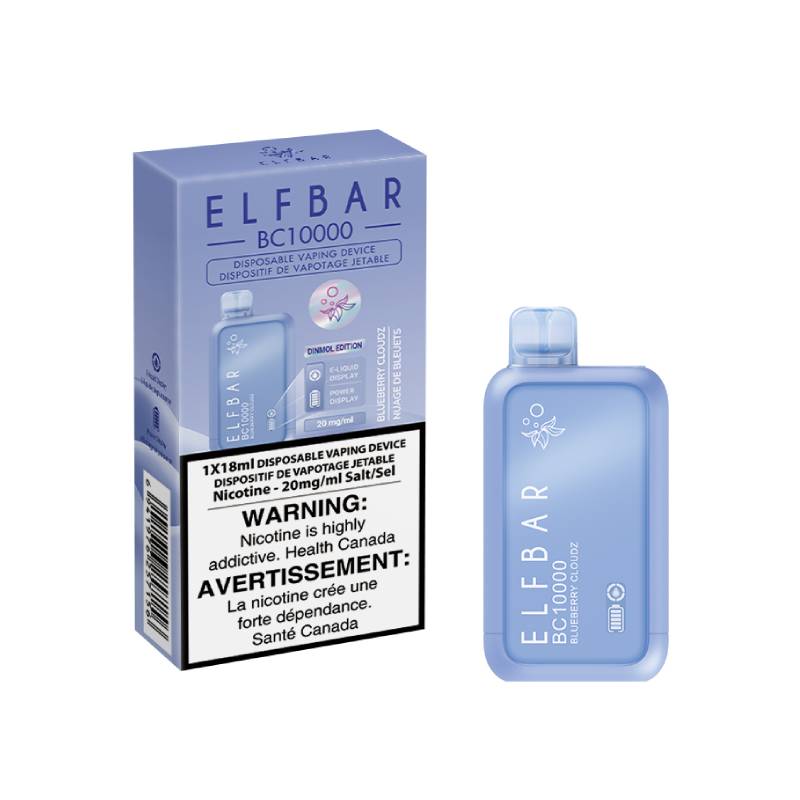 Elf Bar BC10000 Disposable Vape - Blueberry Cloudz, 10000 Puffs Vapeluv Vapeshop Elf Bar BC10000 Disposable Vape - Blueberry Cloudz, 10000 Puffs Vapeluv Vapeshop