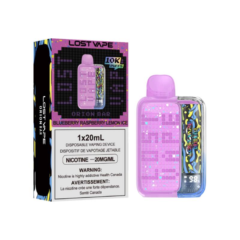 Lost Vape Orion Bar 10K - Blueberry Raspberry Lemon Ice, 10000 Puffs Vapeluv Vapeshop Lost Vape Orion Bar 10K - Blueberry Raspberry Lemon Ice, 10000 Puffs Vapeluv Vapeshop