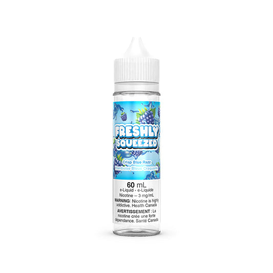 Freshly Squeezed Free Base 60mL, Crisp Blue Razz