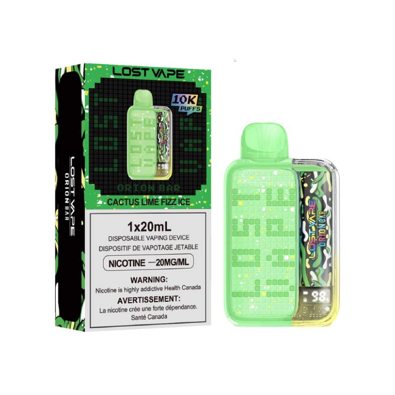 Lost Vape Orion Bar 10K - Cactus Lime Fizz Ice, 10000 Puffs