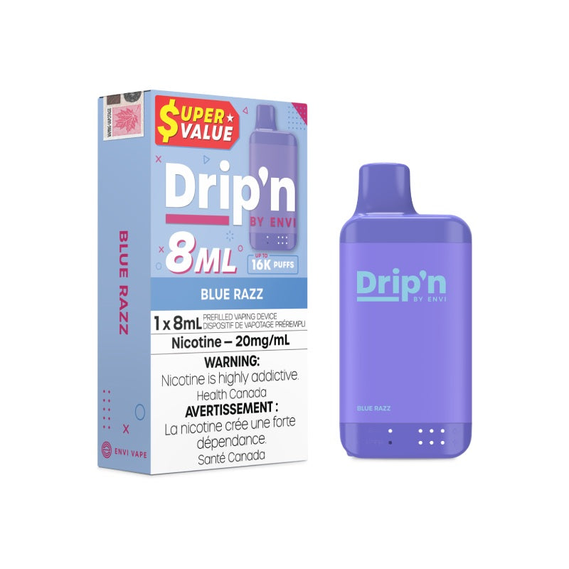 Drip'n 16k Disposable Vape Blue Razz