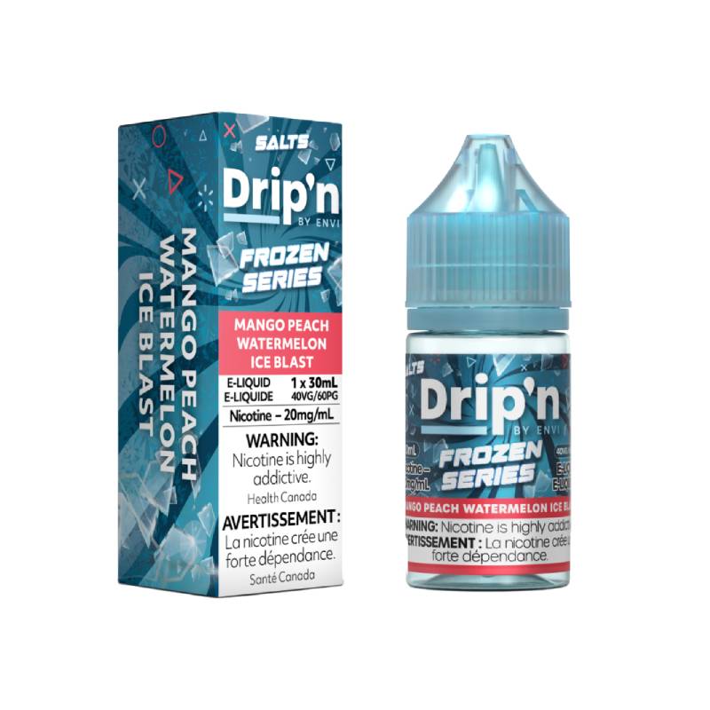Drip'n Frozen Series Salt 30mL - Mango Peach Watermelon Ice Vapeluv Vapeshop Drip'n Frozen Series Salt 30mL - Mango Peach Watermelon Ice Vapeluv Vapeshop