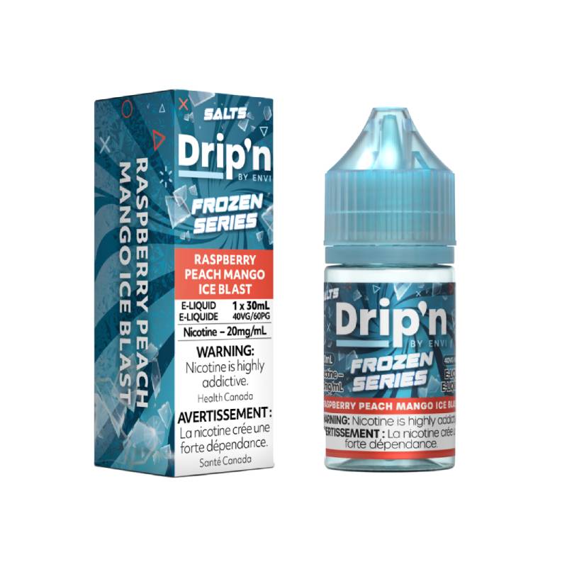 Drip'n Frozen Series Salt 30mL - Raspberry Peach Mango Ice Vapeluv Vapeshop Drip'n Frozen Series Salt 30mL - Raspberry Peach Mango Ice Vapeluv Vapeshop