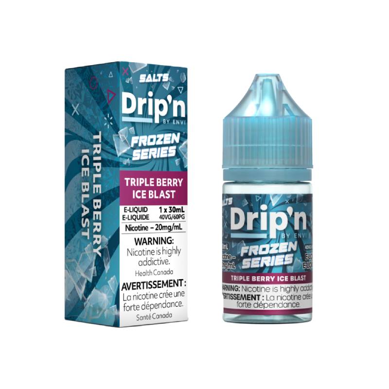 Drip'n Frozen Series Salt 30mL - Triple Berry Ice Vapeluv Vapeshop Drip'n Frozen Series Salt 30mL - Triple Berry Ice Vapeluv Vapeshop