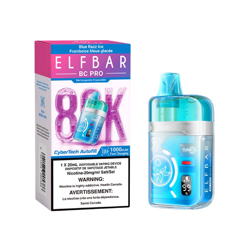 Elf Bar BC Pro 80K - Blue Razz Ice Disposable Vape