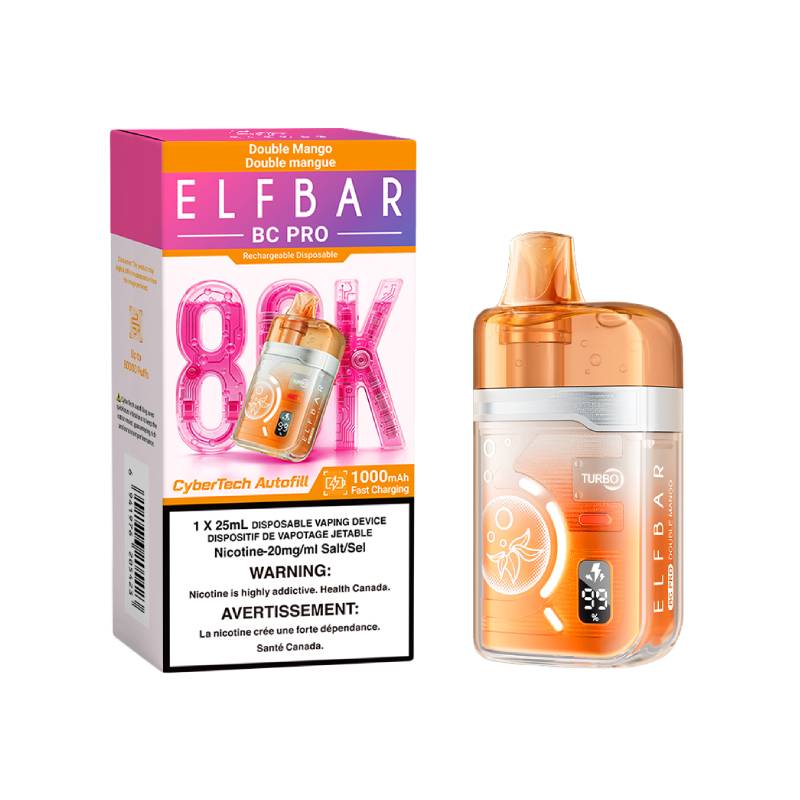 Elf Bar BC Pro 80K - Double Mango Disposable Vape Vapeluv Vapeshop Elf Bar BC Pro 80K - Double Mango Disposable Vape Vapeluv Vapeshop
