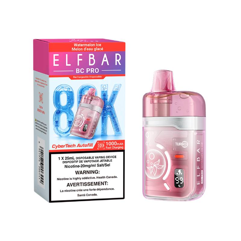 Elf Bar BC Pro 80K disposable vape Watermelon Ice flavour