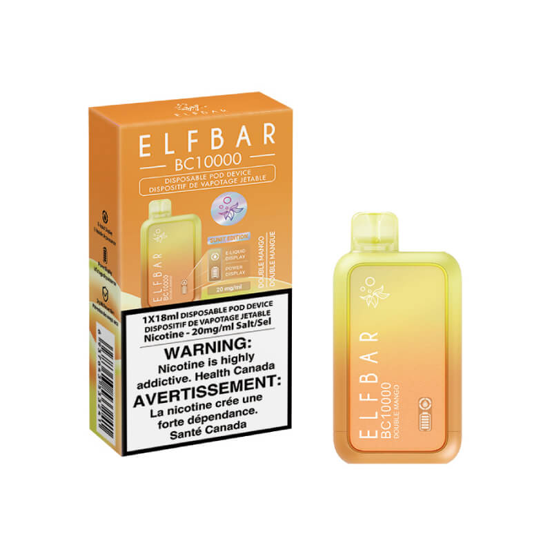 Elf Bar BC10000 Disposable Vape - Double Mango, 10000 Puffs Vapeluv Vapeshop Elf Bar BC10000 Disposable Vape - Double Mango, 10000 Puffs Vapeluv Vapeshop