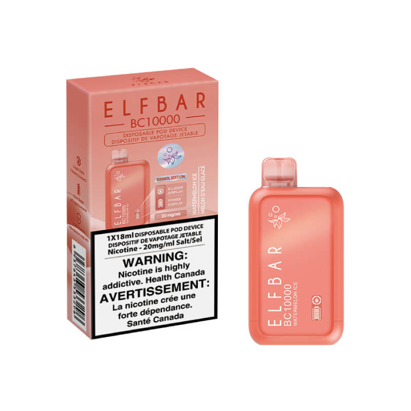 Elf Bar BC10000 Disposable Vape - Watermelon Ice, 10000 Puffs Vapeluv Vapeshop Elf Bar BC10000 Disposable Vape - Watermelon Ice, 10000 Puffs Vapeluv Vapeshop