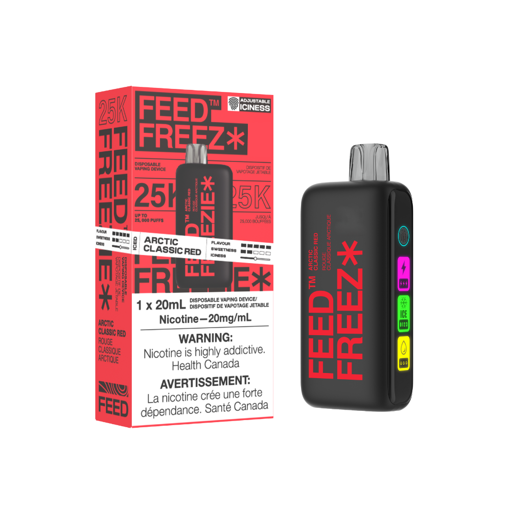FEED Freezie 25K Disposable - Arctic Classic Red, 20ML Vapeluv Vapeshop FEED Freezie 25K Disposable - Arctic Classic Red, 20ML Vapeluv Vapeshop