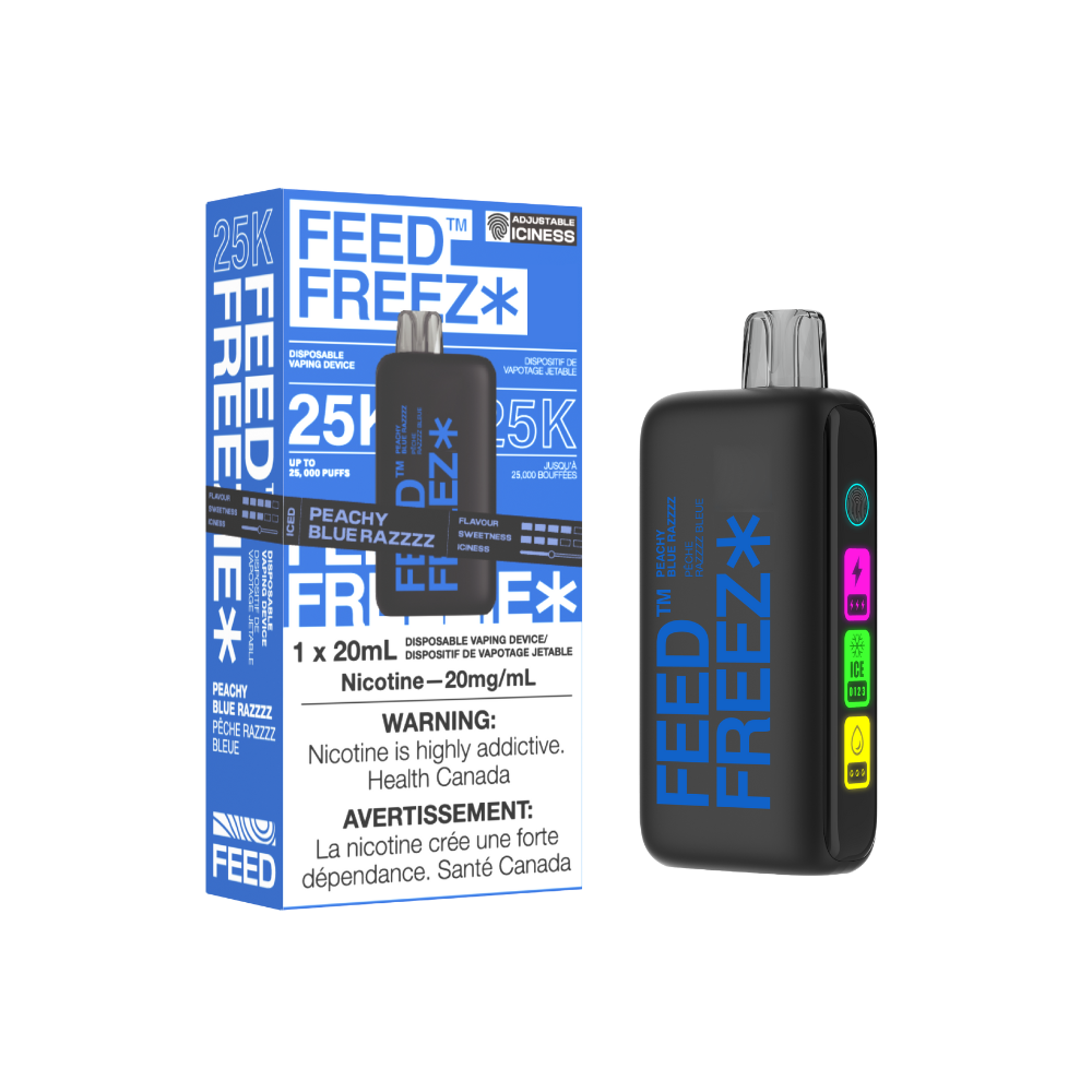 FEED Freezie 25K Disposable - Peachy Blue Razzzz, 20ML