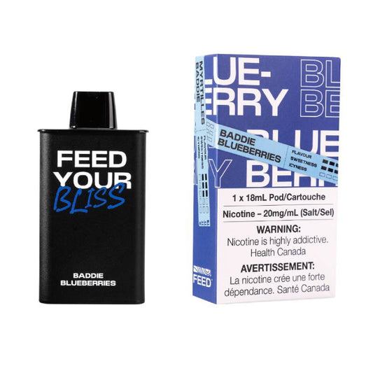 FEED 9K Pods - Baddie Blueberries, 9000 Puffs