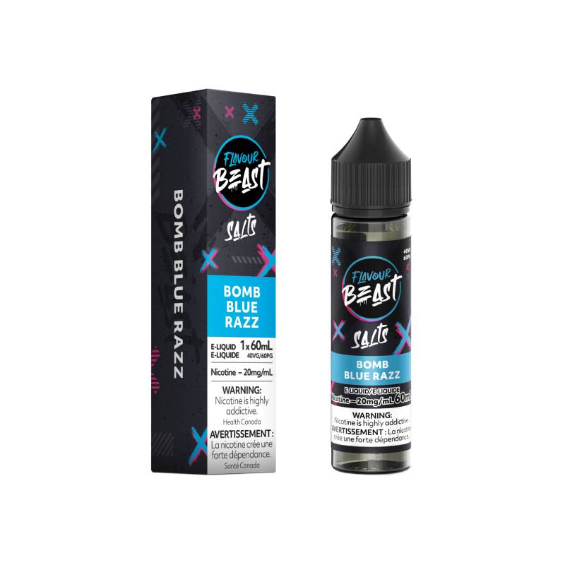 Flavour Beast - Salt Nic Bomb Blue Razz 60mL Vape Juice Vapeluv Vapeshop Flavour Beast - Salt Nic Bomb Blue Razz 60mL Vape Juice Vapeluv Vapeshop