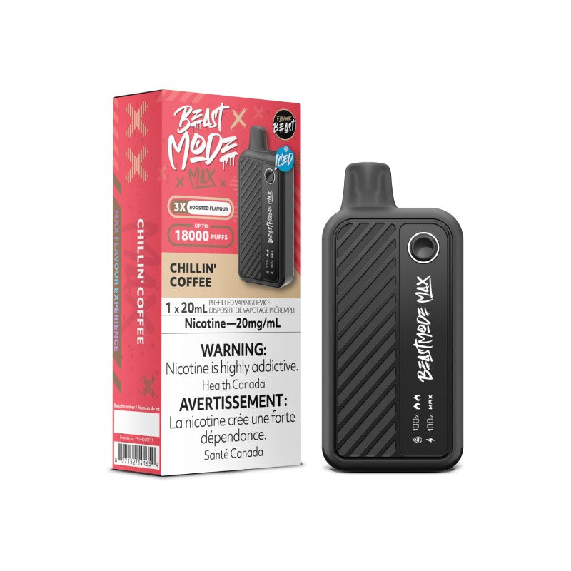 Flavour Beast - Beast Mode Max 18K Disposable: Chillin' Coffee Vapeluv Vapeshop Flavour Beast - Beast Mode Max 18K Disposable: Chillin' Coffee Vapeluv Vapeshop
