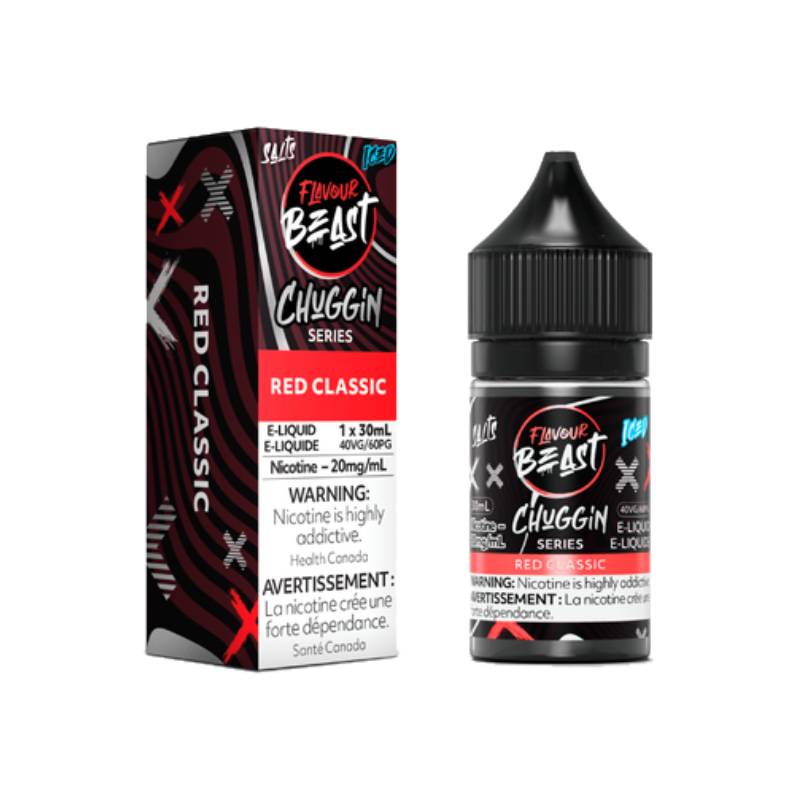 Flavour Beast Chuggin' Series Red Classic Salt E-Liquid Vapeluv Vapeshop Flavour Beast Chuggin' Series Red Classic Salt E-Liquid Vapeluv Vapeshop