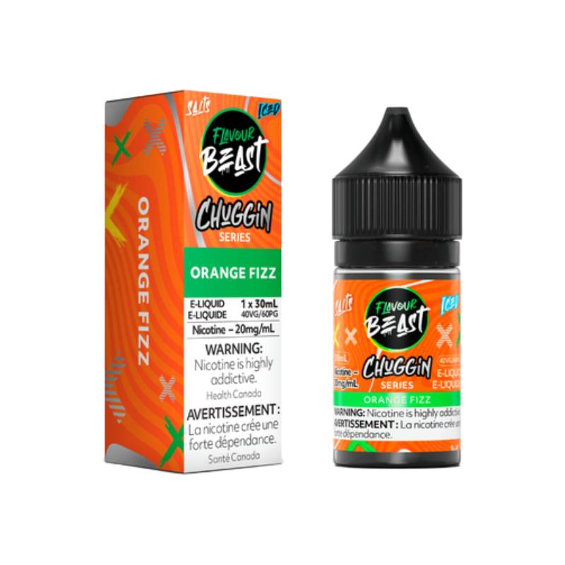Flavour Beast Chuggin' Series Orange Fizz Salt E-Liquid Vapeluv Vapeshop Flavour Beast Chuggin' Series Orange Fizz Salt E-Liquid Vapeluv Vapeshop