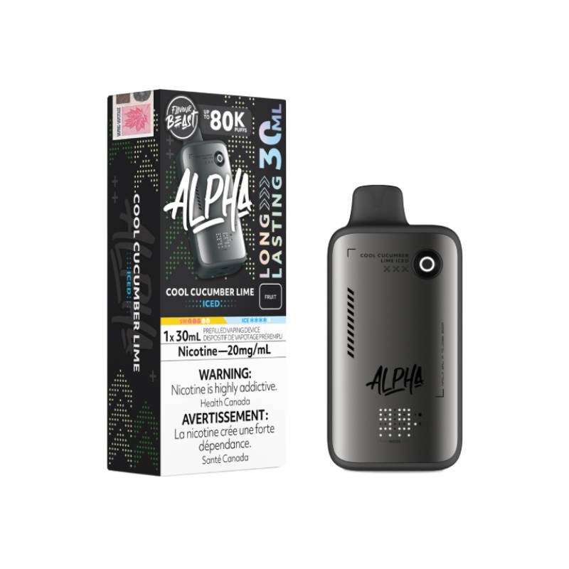 Flavour Beast - Alpha Cool Cucumber Lime 80K Disposable Vape