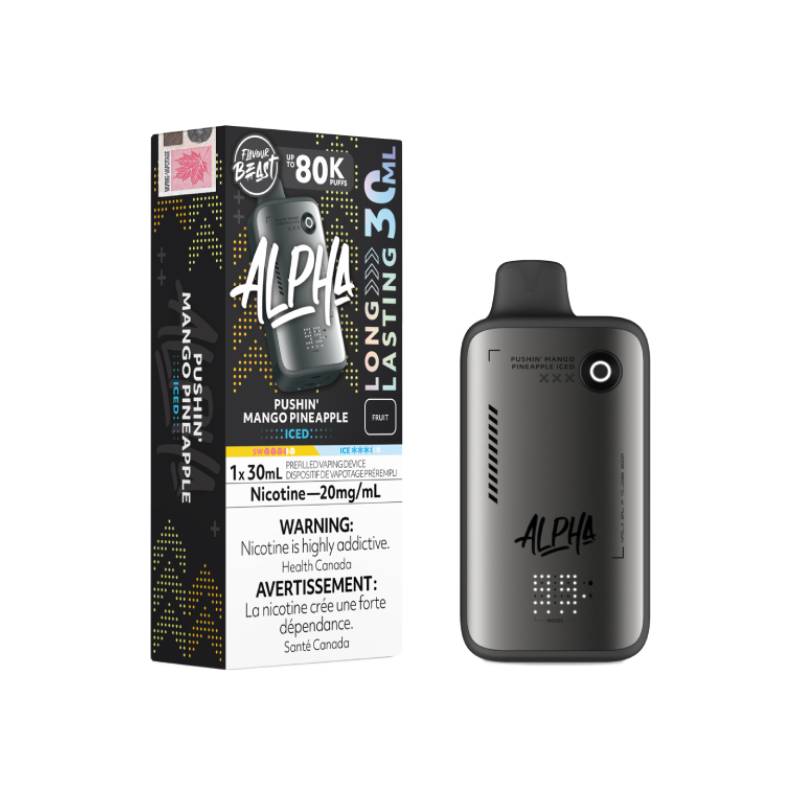 Flavour Beast - Alpha Pushin' Mango Pineapple 80K Disposable Vape