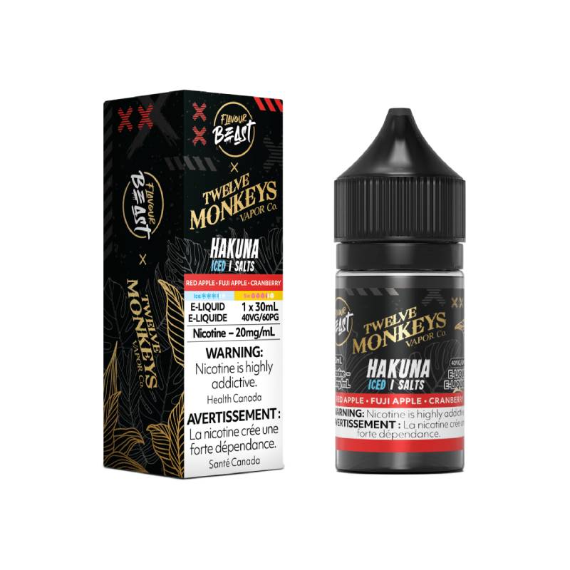 Flavour Beast X Twelve Monkeys Salts - Hakuna Iced  Vapeluv Vapeshop
