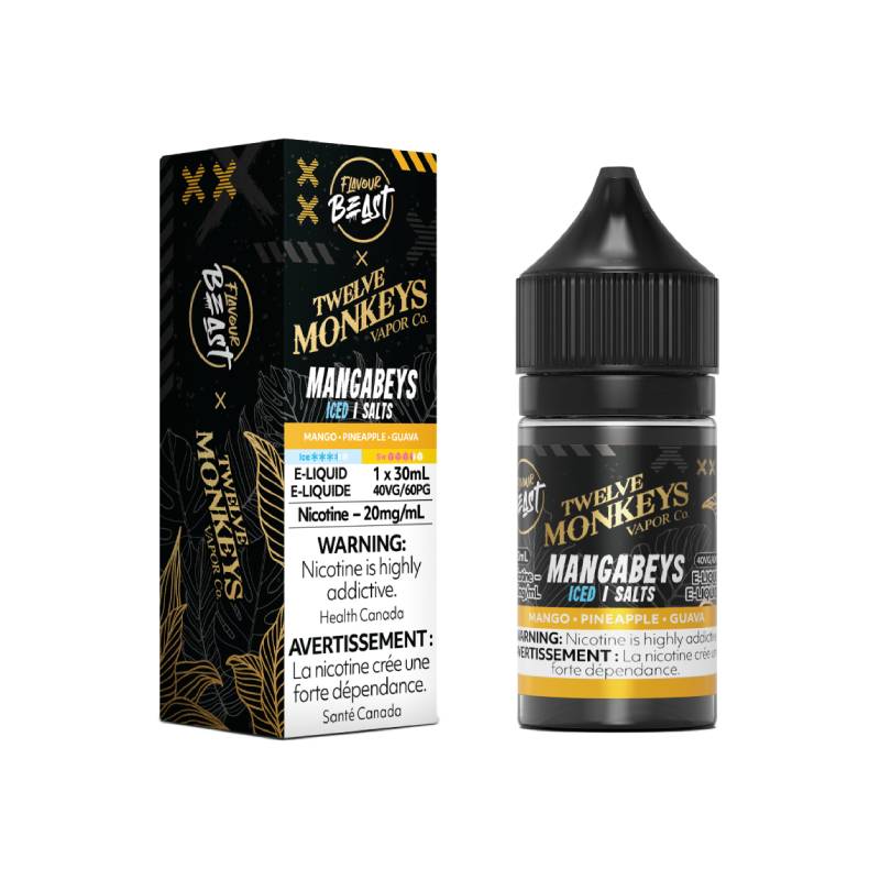 Flavour Beast X Twelve Monkeys Salts - Mangabeys Iced