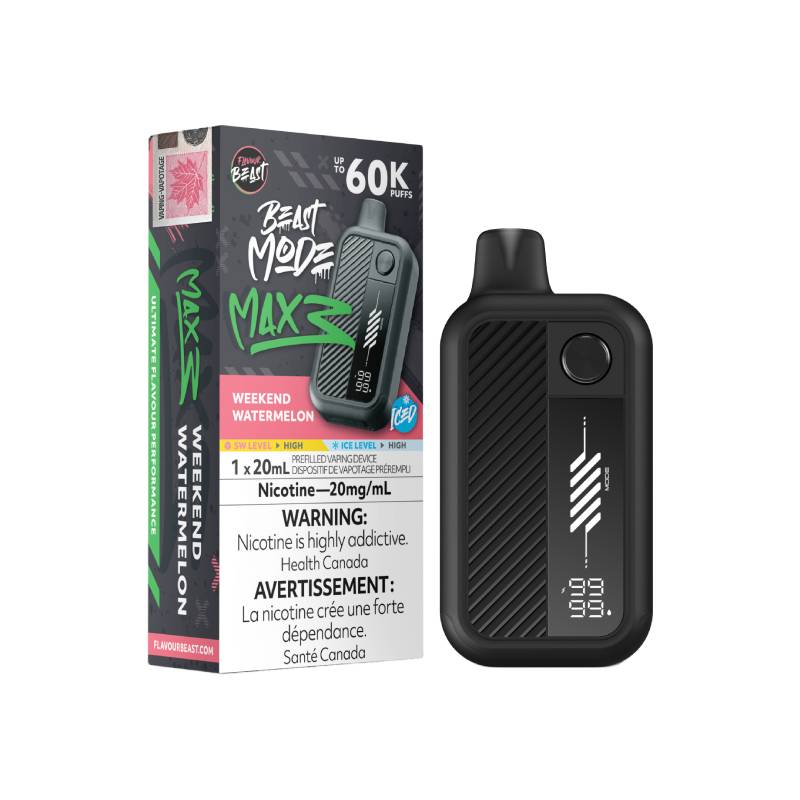 Flavour Beast - Beast Mode Max 3 60k Weekend Watermelon Iced