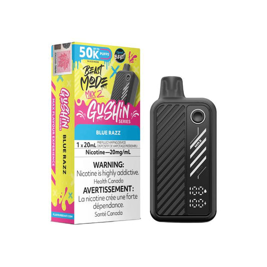 Flavour Beast - Beast Mode Max 2 50K Gushin' Blue Razz