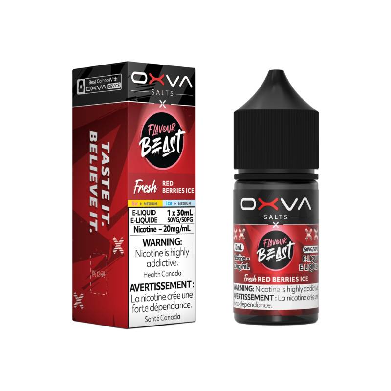 OXVA x Flavour Beast Salt Nic - Fresh Red Berries Ice