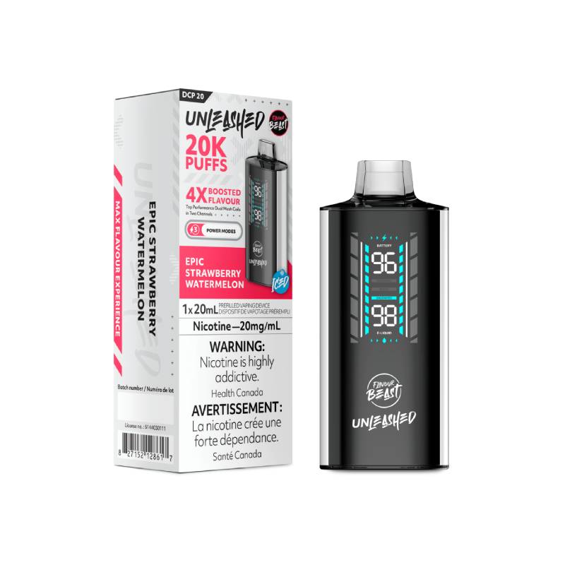 Flavour Beast - Epic Strawberry Watermelon Unleashed DCP 20K Disposabl Vapeluv Vapeshop Flavour Beast - Epic Strawberry Watermelon Unleashed DCP 20K Disposabl Vapeluv Vapeshop