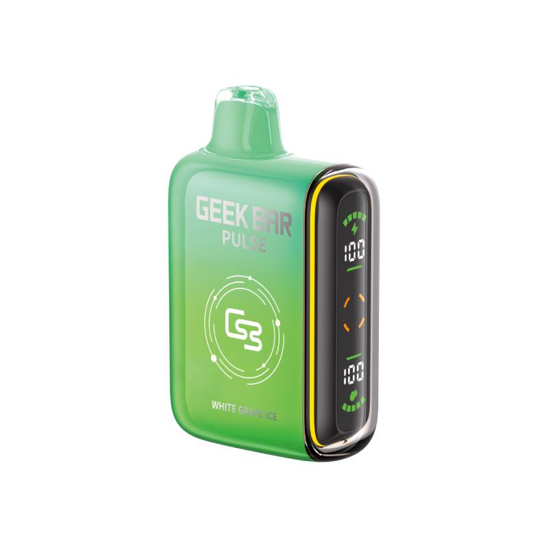 Geek Bar Pulse 9000 Puffs White Grape Ice Disposable Vape Vapeluv Vapeshop Geek Bar Pulse 9000 Puffs White Grape Ice Disposable Vape Vapeluv Vapeshop