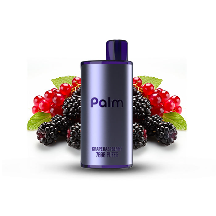 Pop Palm 7000 Grape Raspberry Disposable Vape