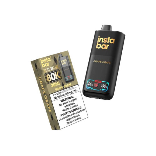 Insta Bar 80k Disposable Vape Grape Grape
