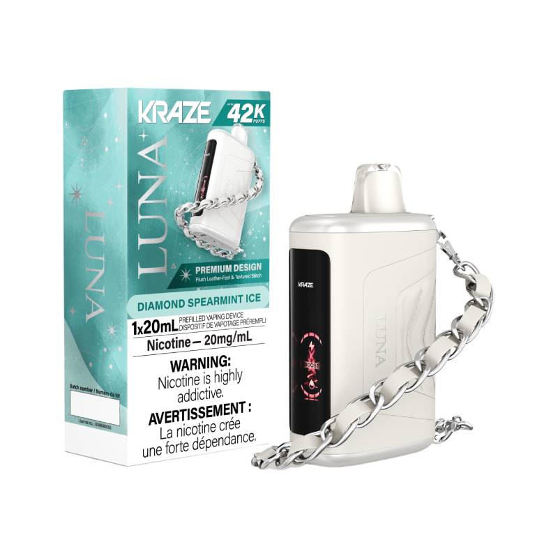 Kraze Luna 42K - Diamond Spearmint Ice Vapeluv Vapeshop Kraze Luna 42K - Diamond Spearmint Ice Vapeluv Vapeshop