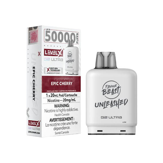 Level X Boost G2 Ultra 50K Disposable Pod Epic Cherry