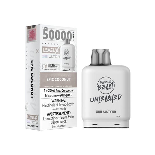 Level X G2 Unleashed Ultra 50K Pod - Epic Coconut