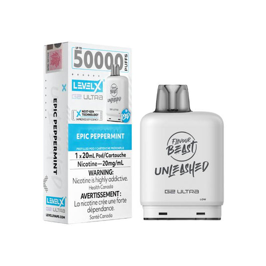 Level X Boost G2 Ultra 50K Disposable Pod Epic Peppermint