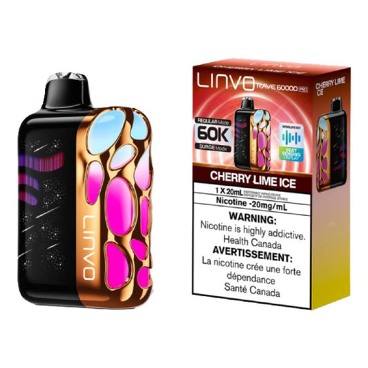 Linvo Rave 60K Pro Disposable Vape Cherry Lime Ice
