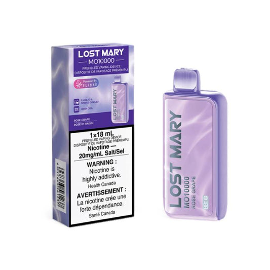 Lost Mary MO10000 Disposable Vape - Rose Grape, 10000 Puffs