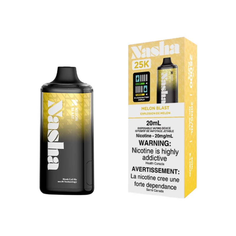 Nasha 25K Melon Blast Disposable Vape Vapeluv Vapeshop Nasha 25K Melon Blast Disposable Vape Vapeluv Vapeshop