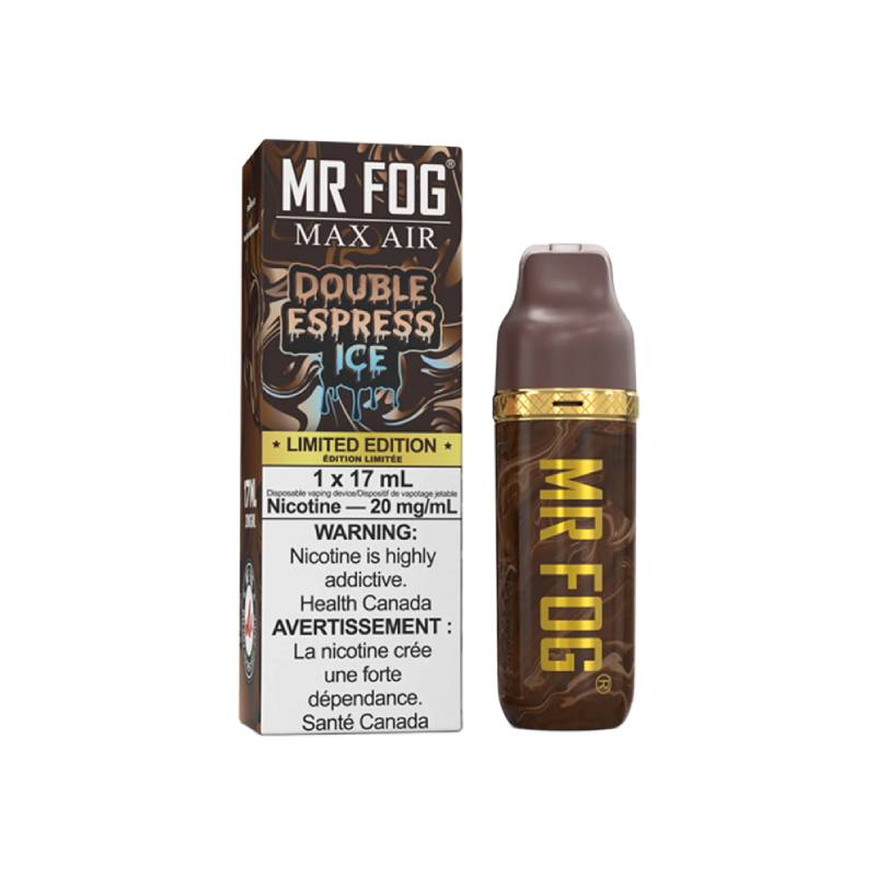 Mr Fog Max Air MA8500 Disposable - Double Espresso, 8500 Puffs Vapeluv Vapeshop Mr Fog Max Air MA8500 Disposable - Double Espresso, 8500 Puffs Vapeluv Vapeshop
