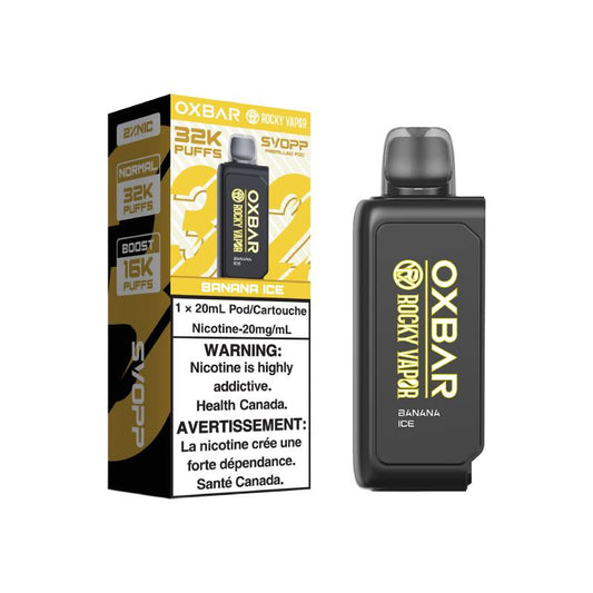 OxBar Svopp 32k Pod - Banana Ice, 20mL