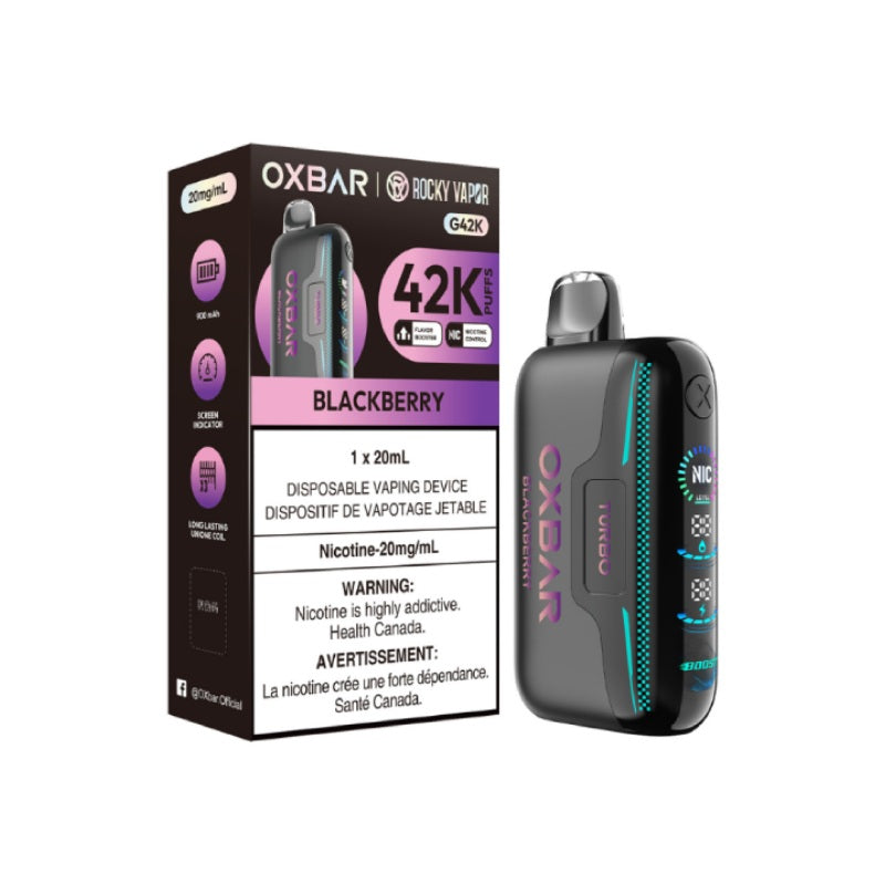 Oxbar G42k Disposable Vape 42k Puffs Blackberry