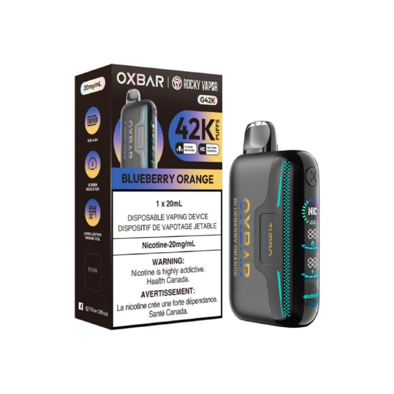 Oxbar G42k Disposable Vape 42k Puffs Blueberry Orange