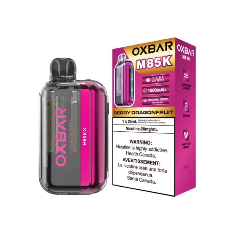 Oxbar M85K - Berry Dragonfruit Disposable Vape Vapeluv Vapeshop Oxbar M85K - Berry Dragonfruit Disposable Vape Vapeluv Vapeshop