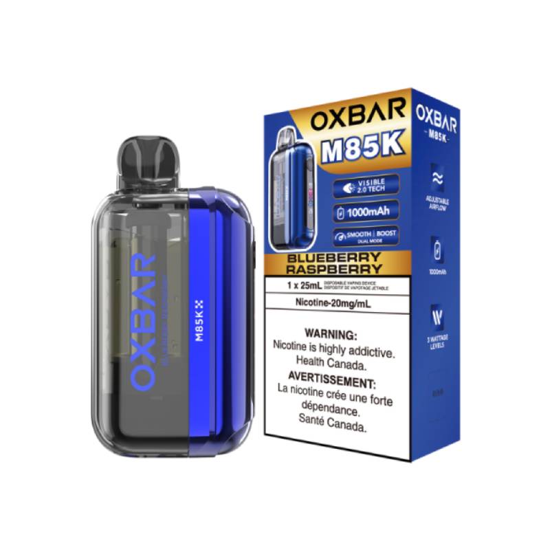 Oxbar M85K Disposable Vape Blueberry Raspberry 85K Puffs