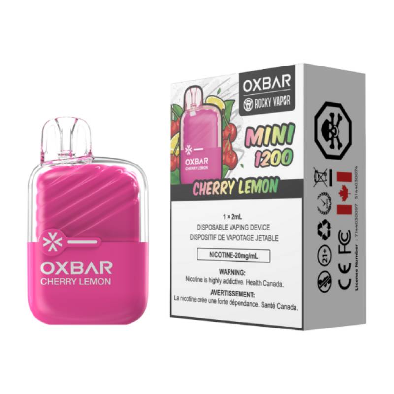 Oxbar Mini 1200 Puffs Disposable Vape Cherry Lemon